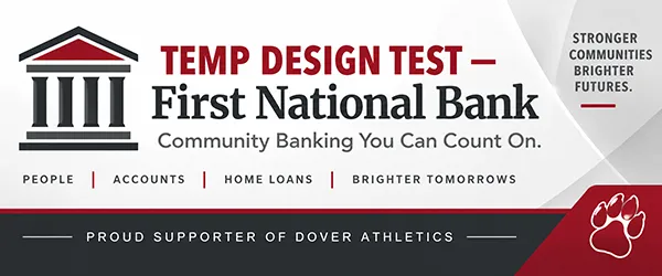 First National Bank advertisement